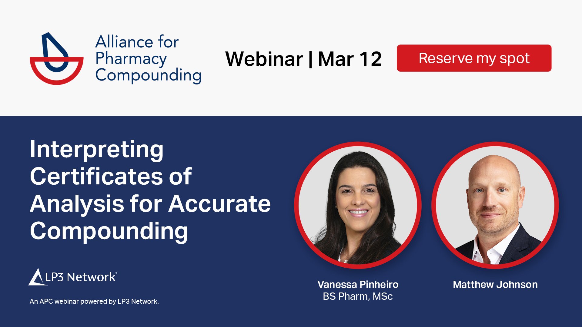 March26_APC Webninar Web Banners_Interpreting Certificates of Analysis for Accurate Compounding - SM