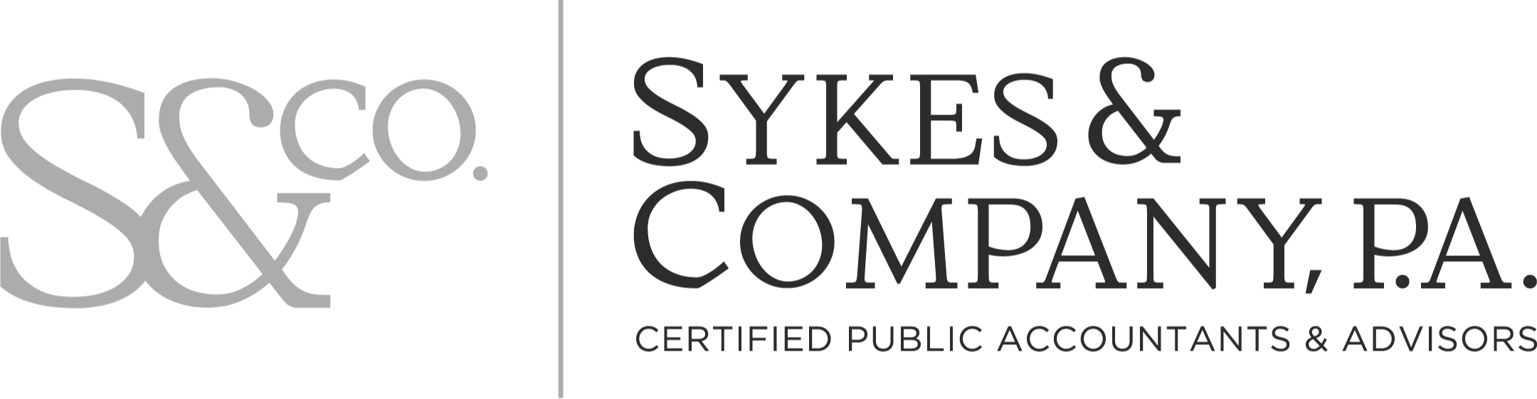 Sykes and Company Logo b&w